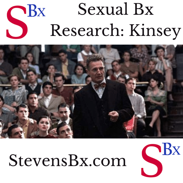 Sexual Bx Research:&nbsp;Kinsey